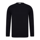 SSEINSE GIROCOLLO FITTED JUMPER MI1619SS BLACK (NE)