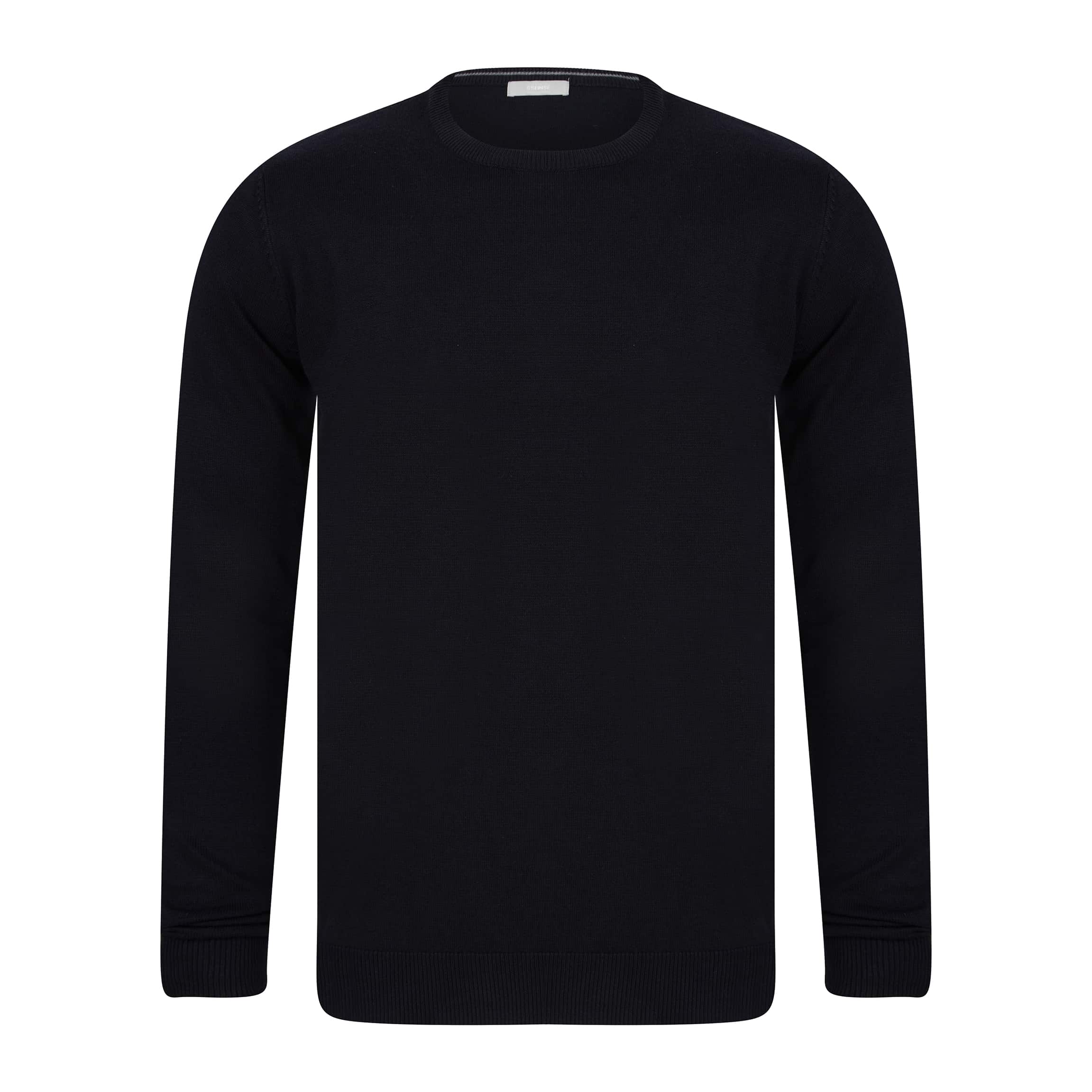 SSEINSE GIROCOLLO FITTED JUMPER MI1619SS BLACK (NE)