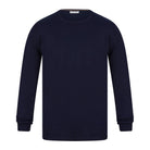 SSEINSE L/S GIROCOLLO FITTED JUMPER MI1619SS NAVY (BY)