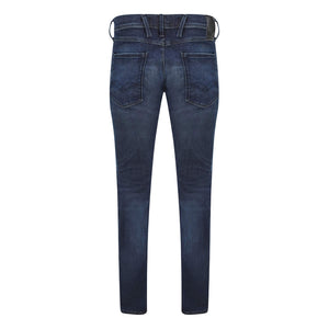 REPLAY ANBASS HYPERFLEX 5 POCKET JEAN M914 - 661 E05 007 CLOUD INK