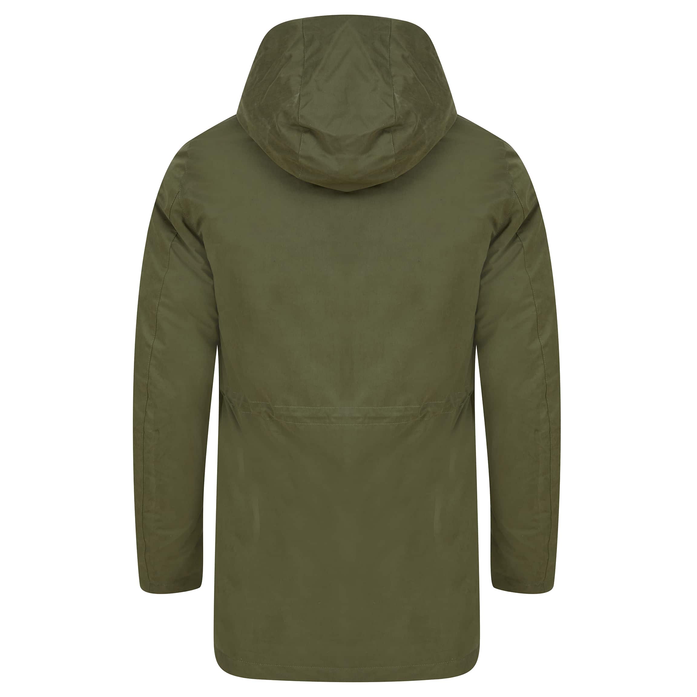 SSEINSE L/S GIUBBINO LONG HOODED FITTED JACKET MI1644SS KHAKI (VEM)