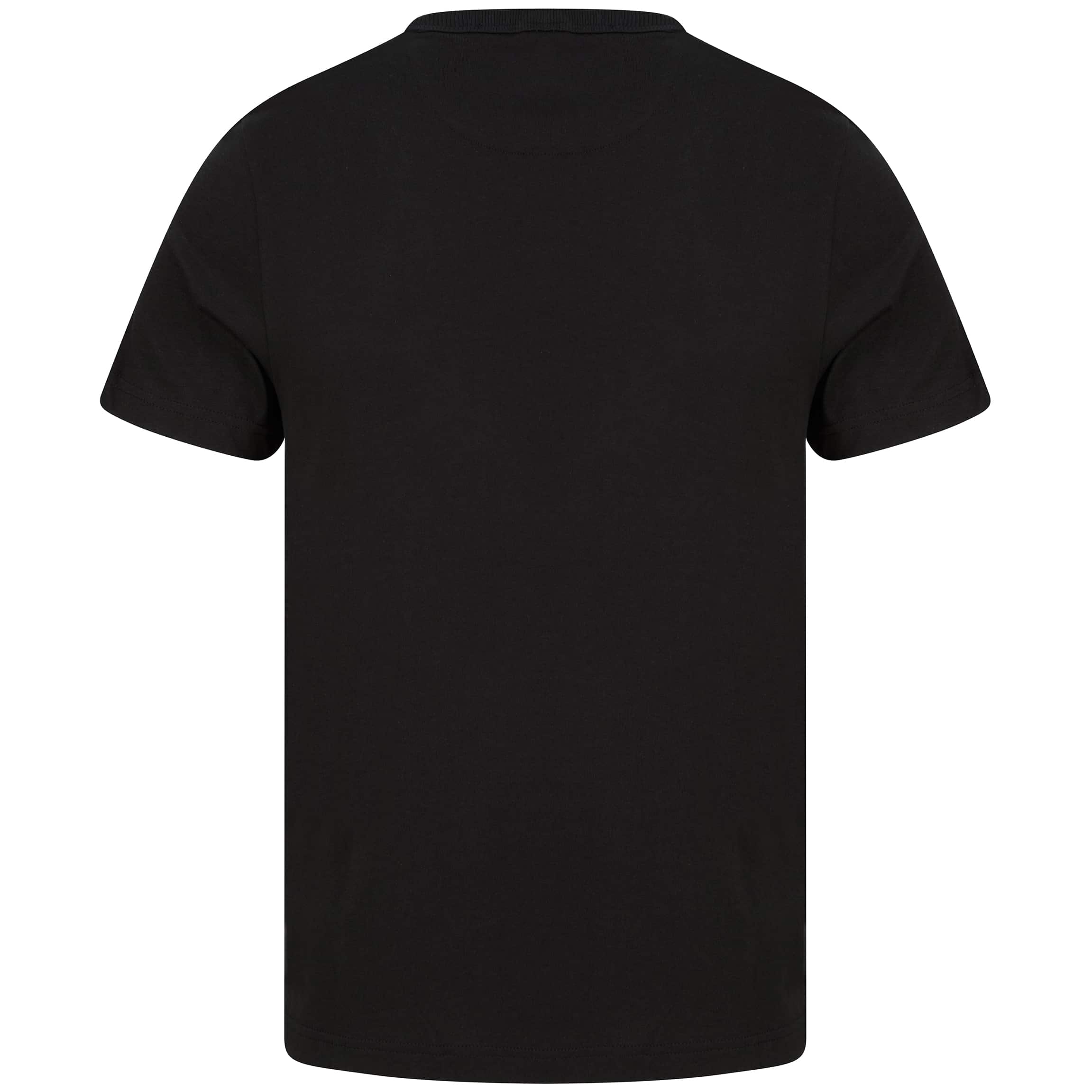 FARAH S/S DANNY LOGO BRANDED T-SHIRT F4KSB056 BLACK