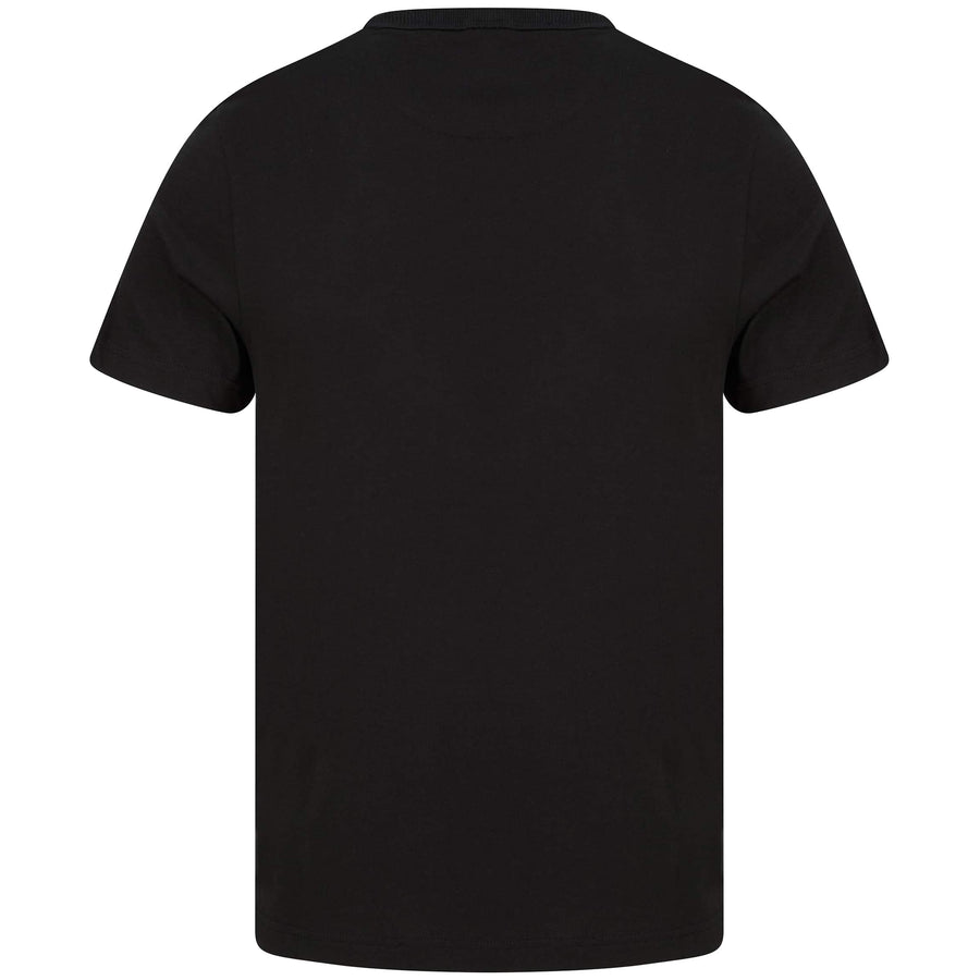 FARAH S/S DANNY LOGO BRANDED T-SHIRT F4KSB056 BLACK