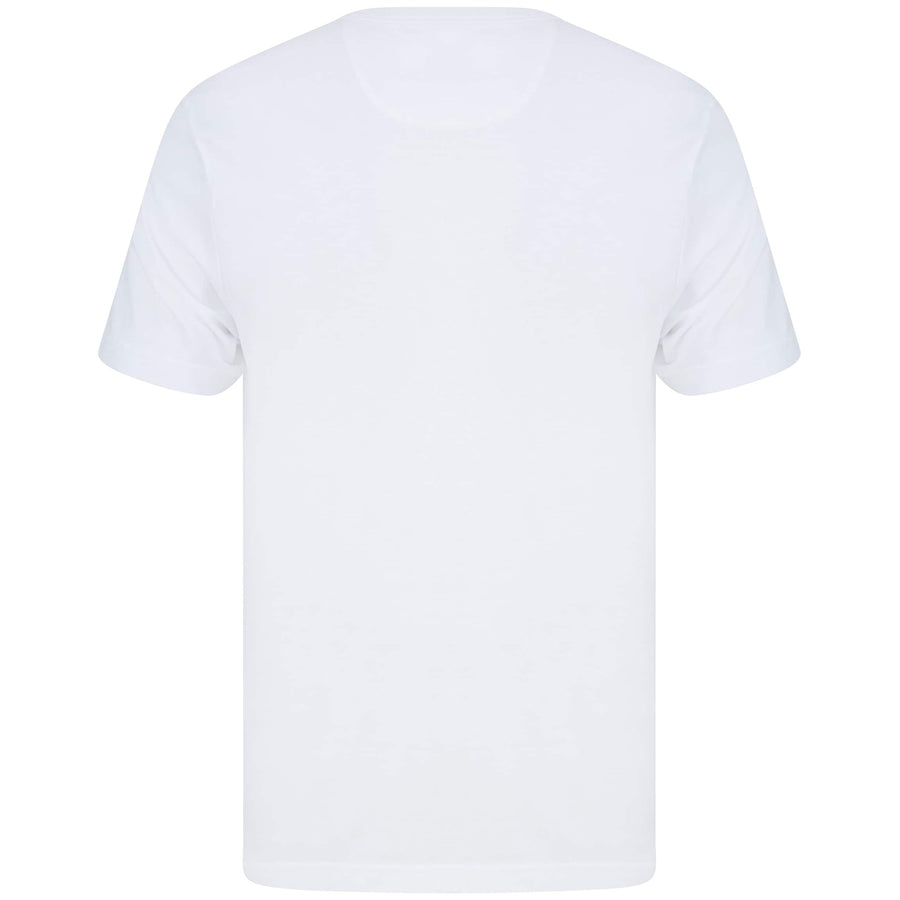 FARAH S/S DANNY LOGO BRANDED T-SHIRT F4KSB056 WHITE