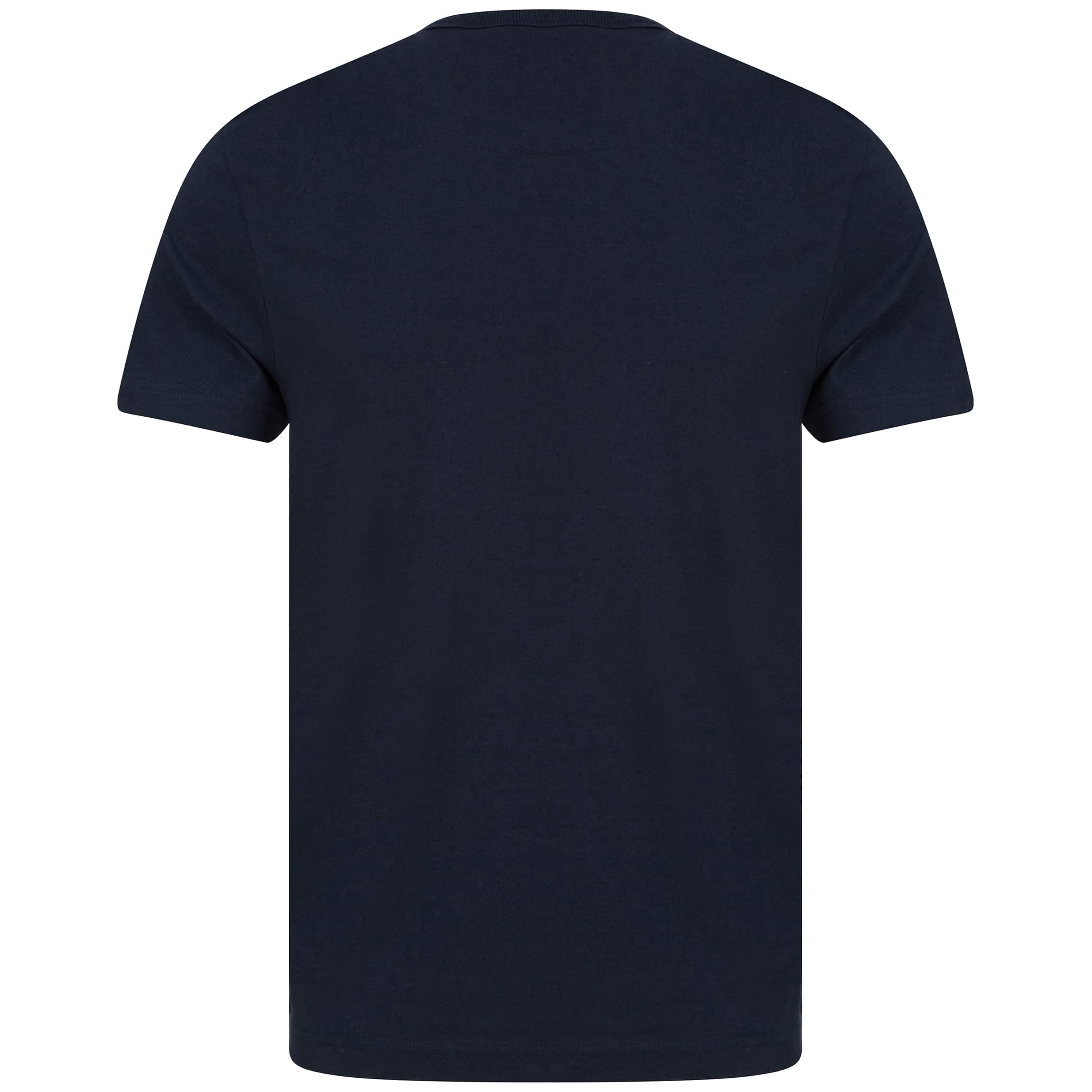 FARAH S/S DANNY LOGO BRANDED T-SHIRT F4KSB056 NAVY