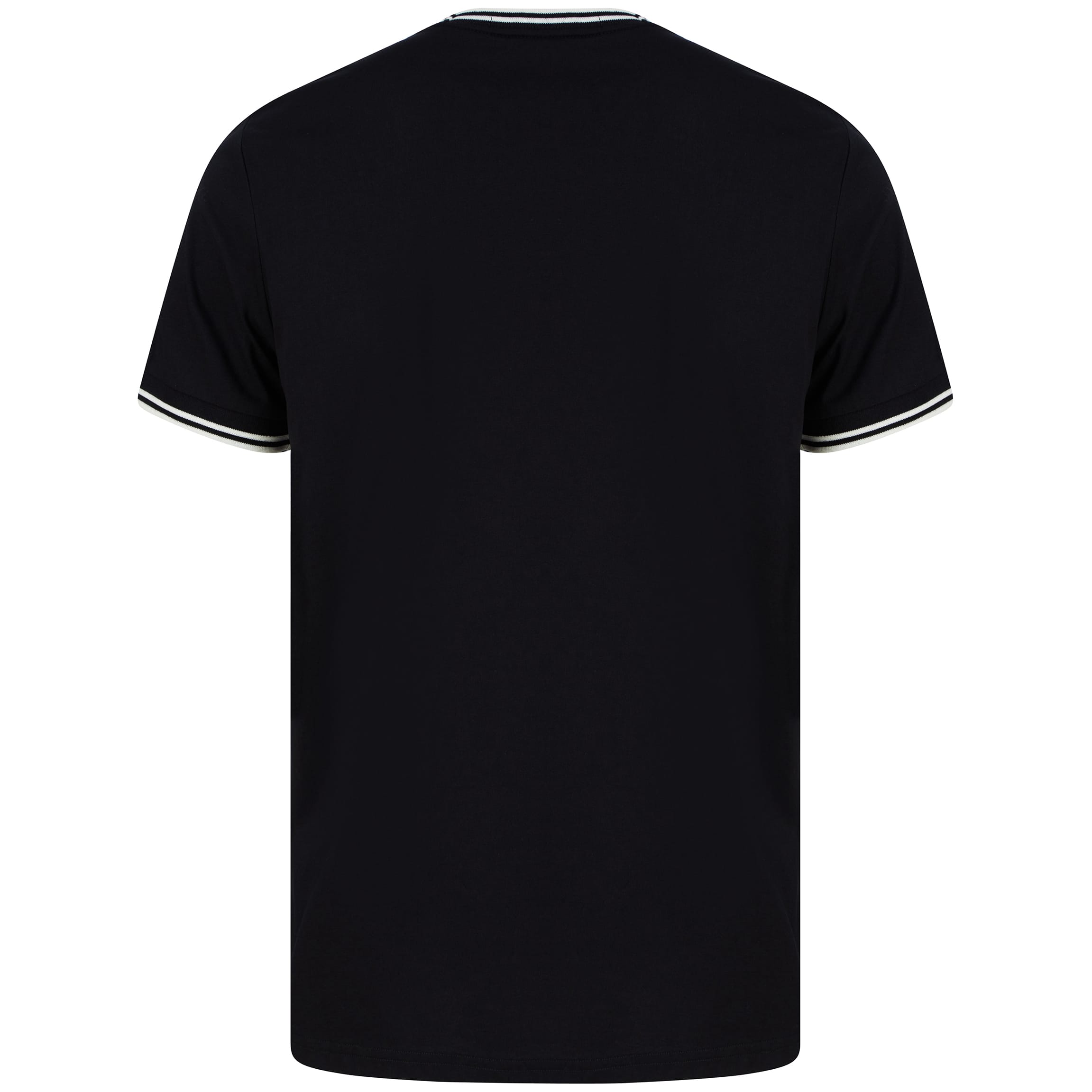 FRED PERRY S/S TWIN TIPPED T-SHIRT M1588 BLACK (102)