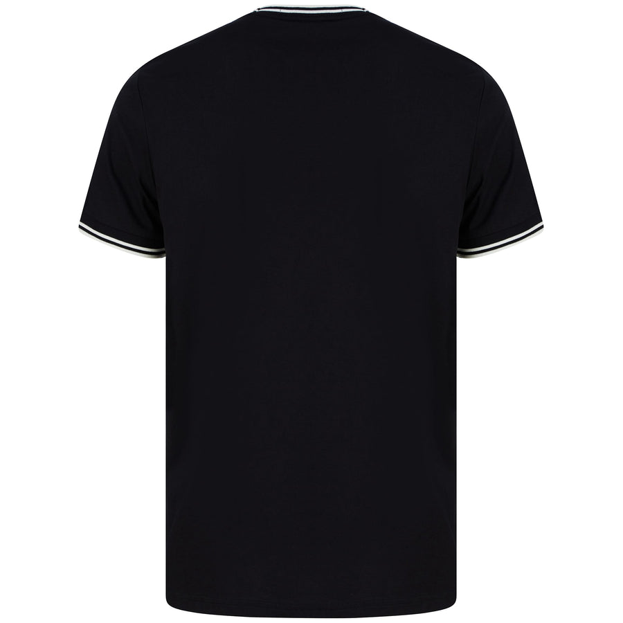 FRED PERRY S/S TWIN TIPPED T-SHIRT M1588 BLACK (102)