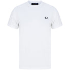 FRED PERRY RINGER FITTED T-SHIRT M3519 WHITE