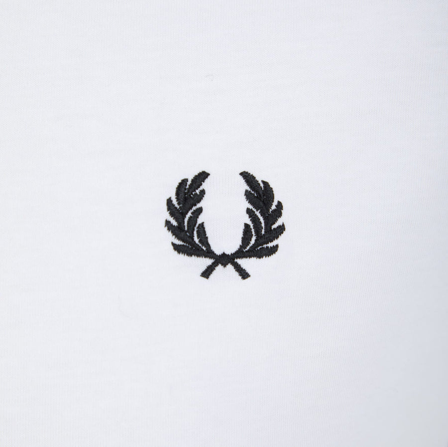 FRED PERRY S/S TWIN TIPPED T-SHIRT M1588 WHITE (100)