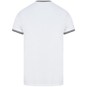 FRED PERRY S/S TWIN TIPPED T-SHIRT M1588 WHITE (100)