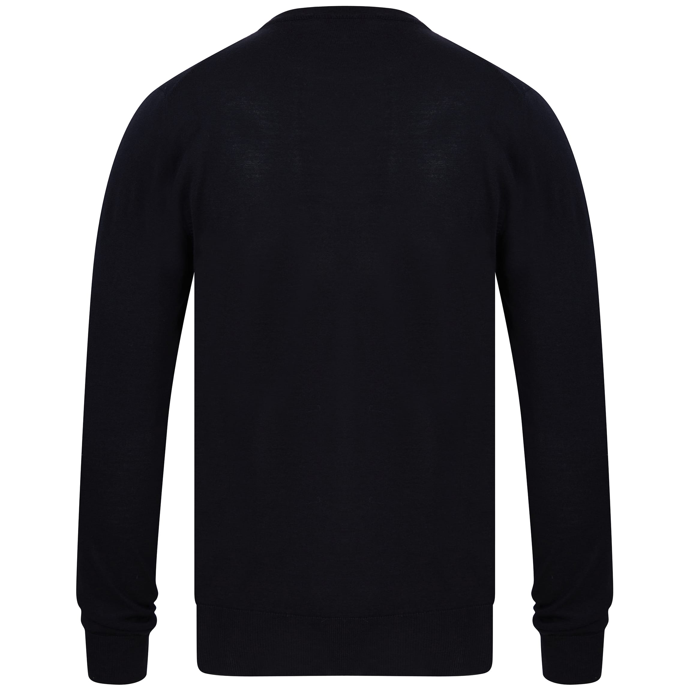 FILIPPO DE LAURENTIIS L/S ULTRA FINE MERINO JUMPER I27101 NAVY (008)