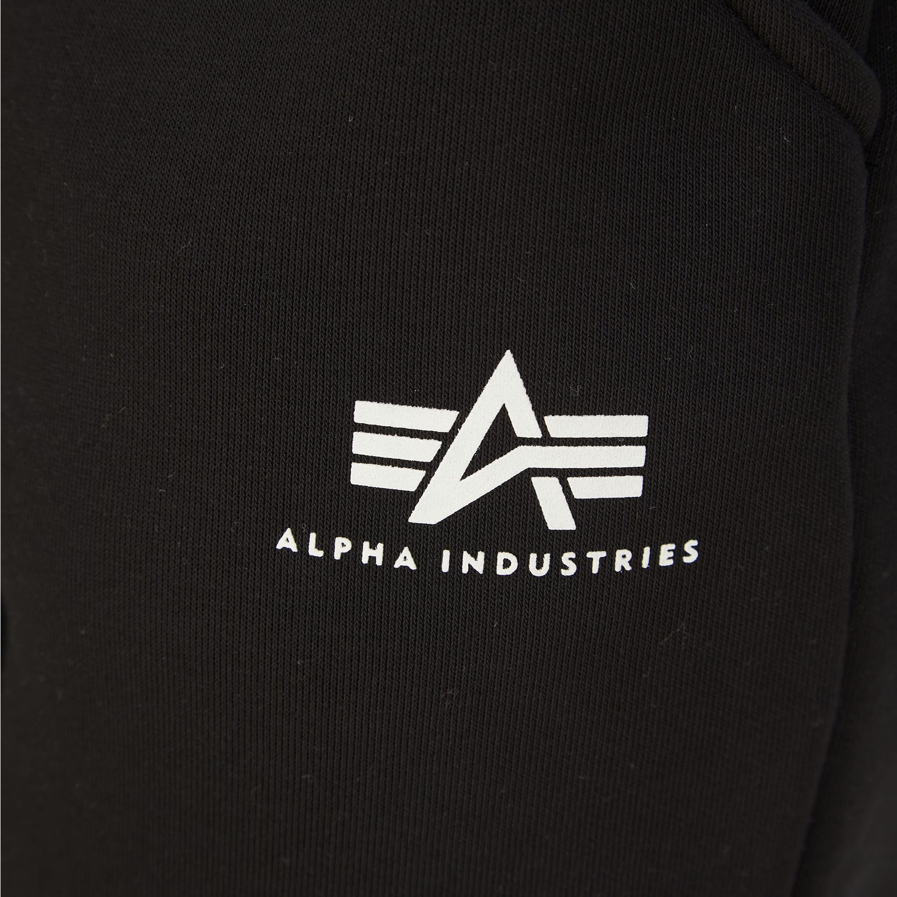 ALPHA INDUSTRIES BASIC SMALL LOGO JOGGERS 116370 BLACK 03