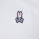 PSYCHO BUNNY LOGO BRANDED POLO B6K001ARPC WHITE