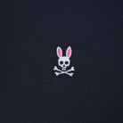 PSYCHO BUNNY LOGO BRANDED POLO B6K001ARPC NAVY