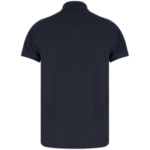 PSYCHO BUNNY LOGO BRANDED POLO B6K001ARPC NAVY