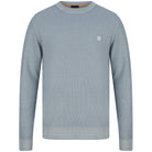 BOSS KUSTORIO LOGO BRANDED JUMPER 50443398 LIGHT PASTEL GREY (053)