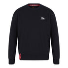 ALPHA INDUSTRIES BASIC SMALL LOGO SWEATSHIRT 188307 BLACK 03