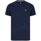 PSYCHO BUNNY LOGO BRANDED T-SHIRT B6U014CRPC NAVY