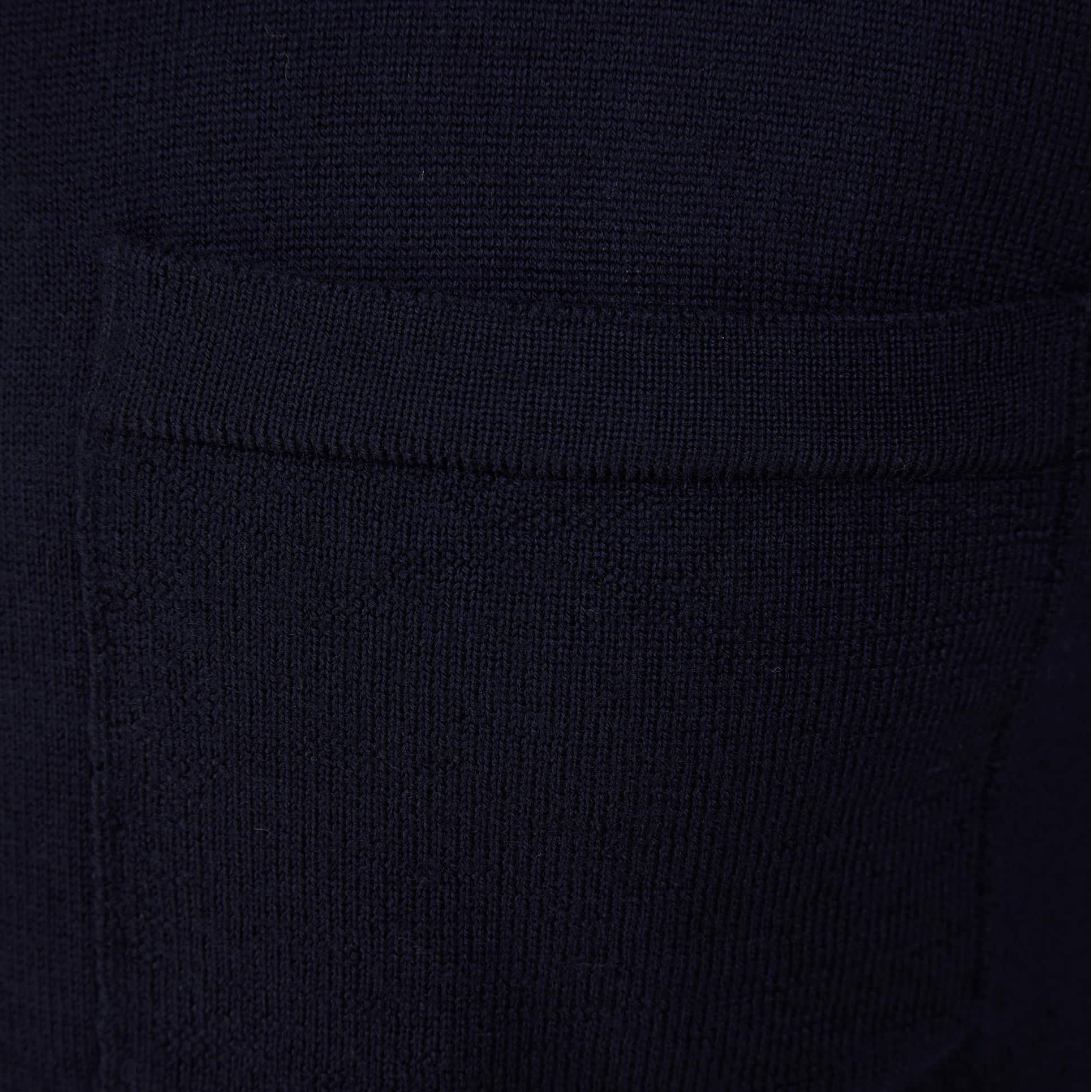 J LINDEBERG NYLE PERFECT MERINO POCKET CARDIGAN FMKW02909 NAVY