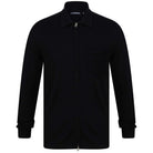 J LINDEBERG NYLE PERFECT MERINO POCKET CARDIGAN FMKW02909 BLACK