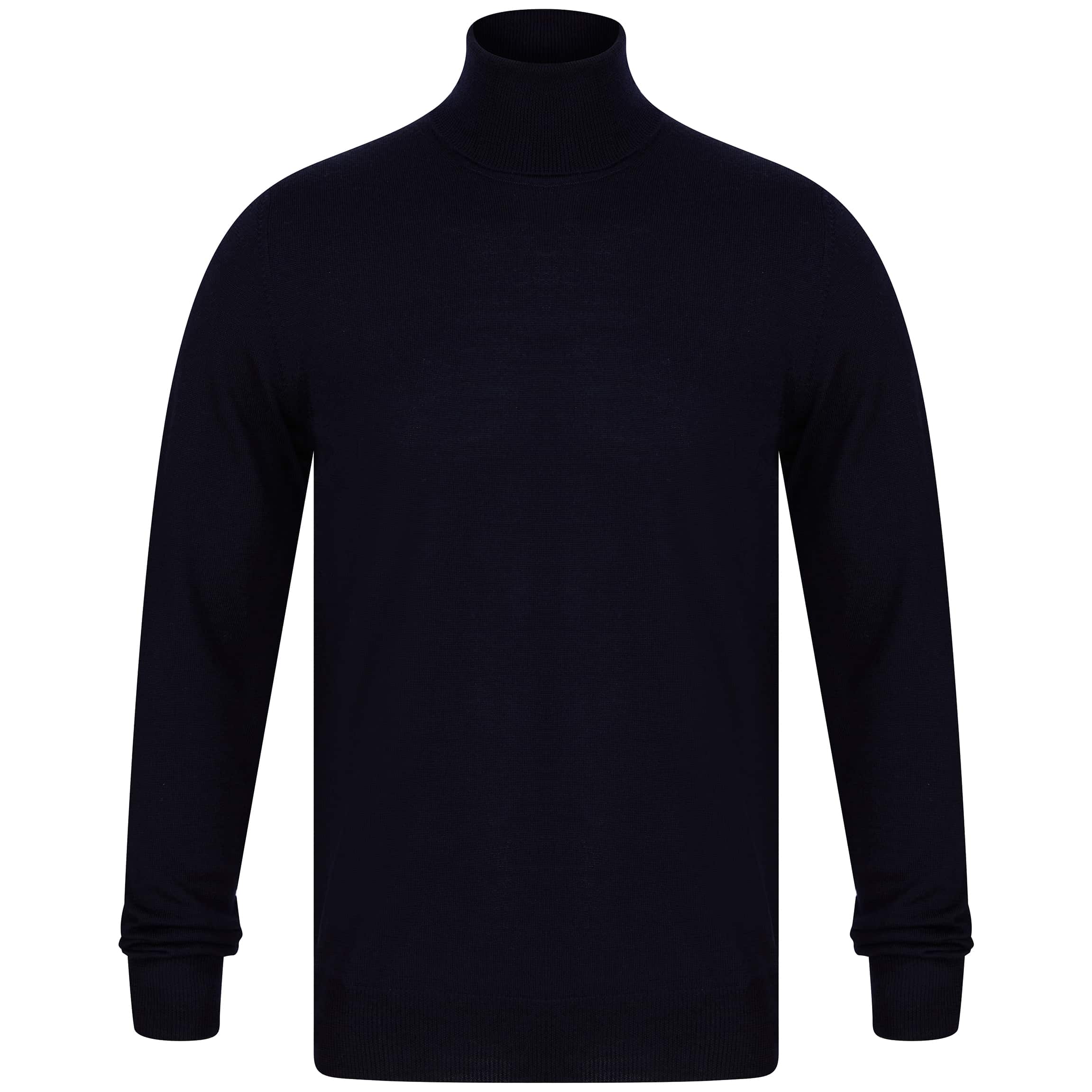 J LINDEBERG LYD MERINO TURTLE NECK JUMPER FMKW02871 BLACK