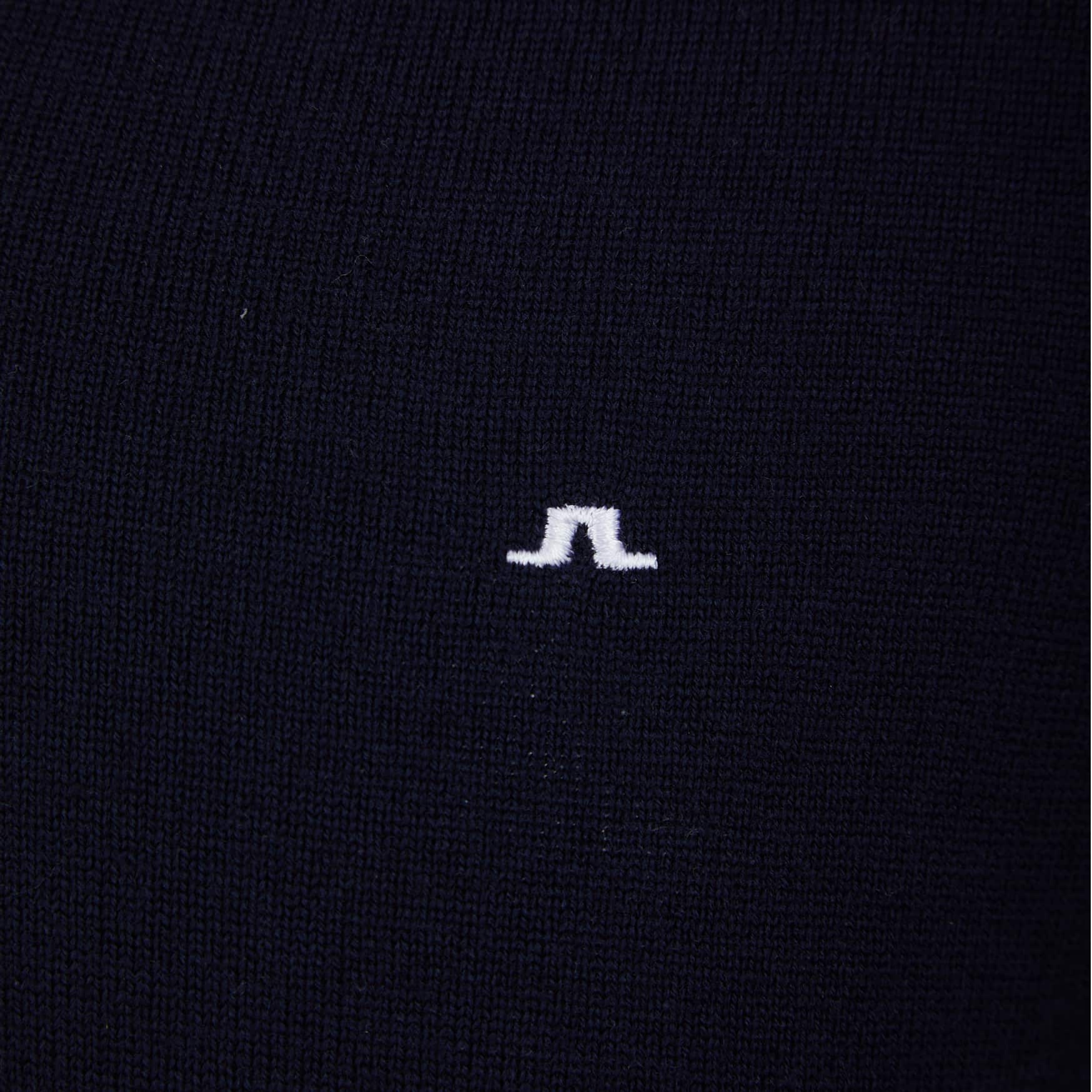 J LINDEBERG L/S LYMANN V NECK JUMPER STMC732987103 NAVY