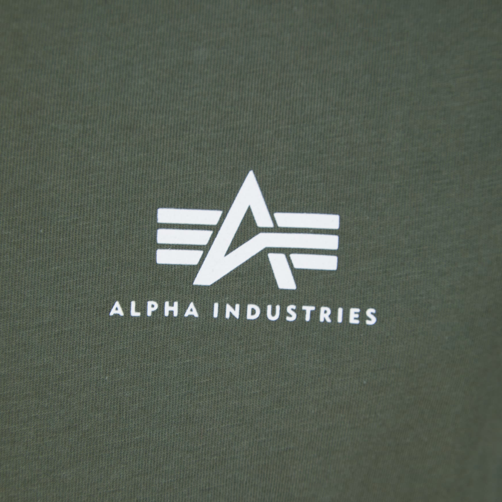 ALPHA INDUSTRIES BASIC SMALL LOGO T-SHIRT 188505 DARK OLIVE 142