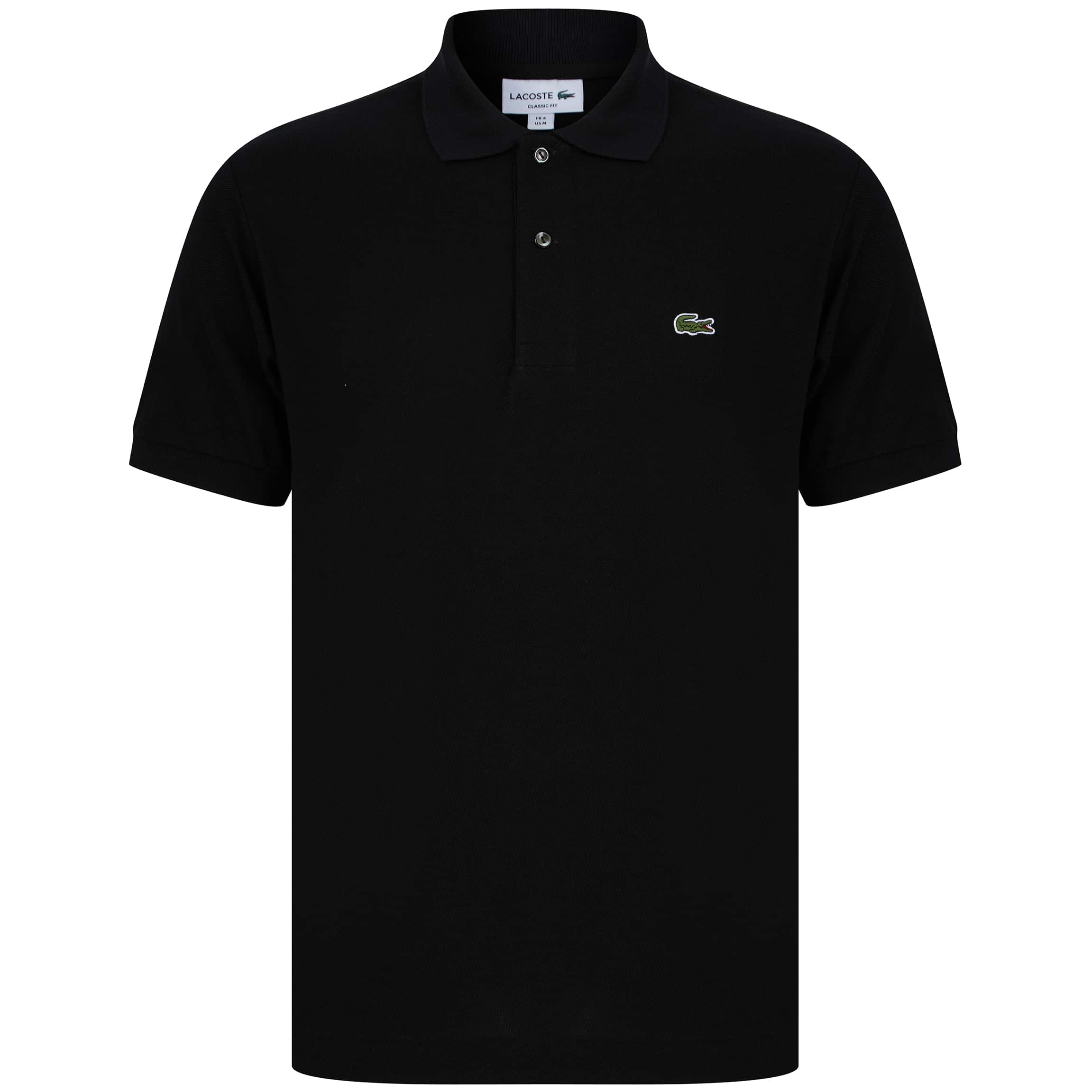 LACOSTE S/S LOGO BRANDED POLO L1212-00 BLACK