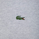 LACOSTE LOGO BRANDED ZIP THRU CARDIGAN SH1559-00 ELEPHANT GREY (9YA)