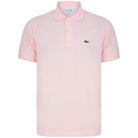 LACOSTE LOGO BRANDED POLO L1212-00 FLAMINGO