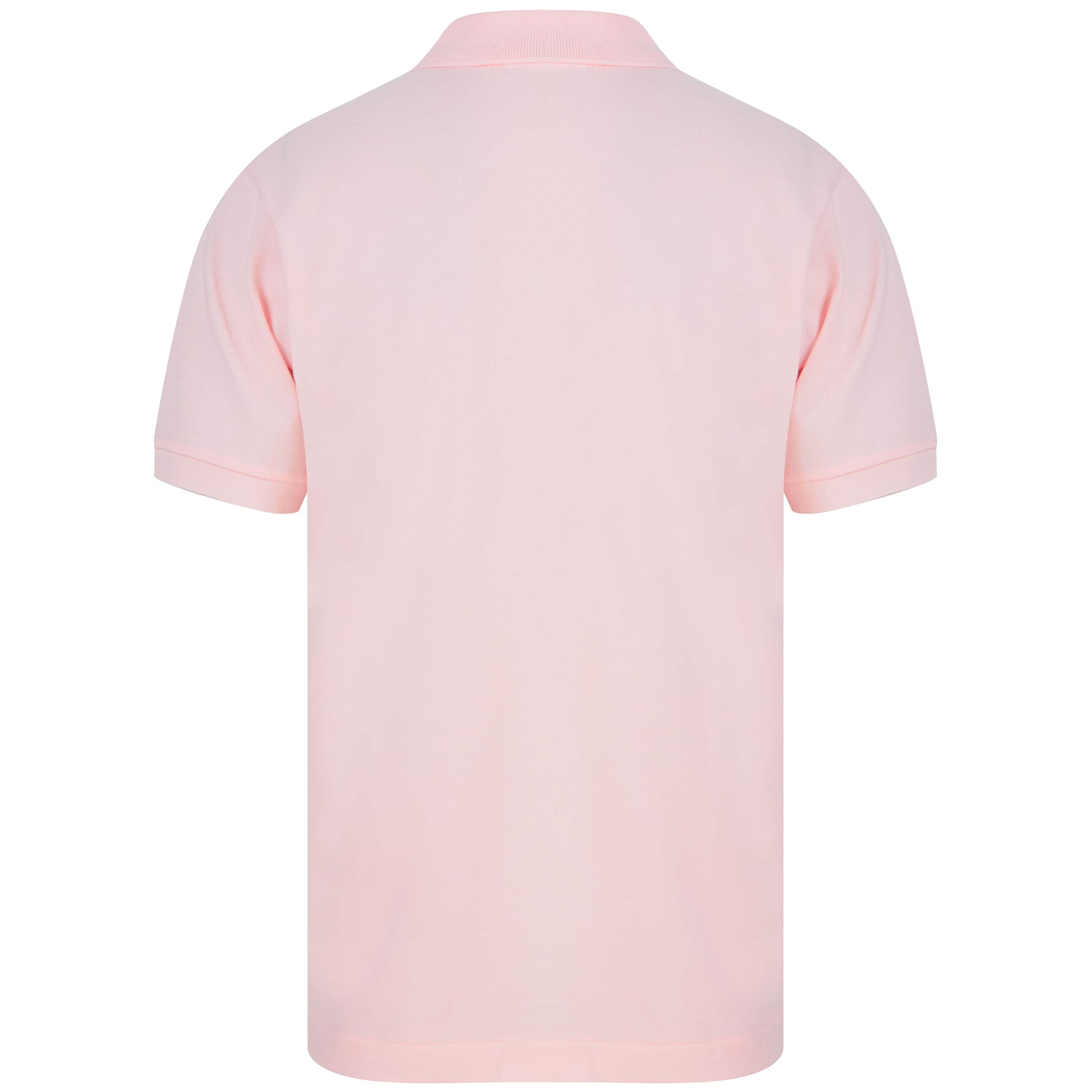 LACOSTE LOGO BRANDED POLO L1212-00 FLAMINGO