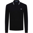 FRED PERRY TWIN TIPPED LONG SLEEVE POLO SHIRT