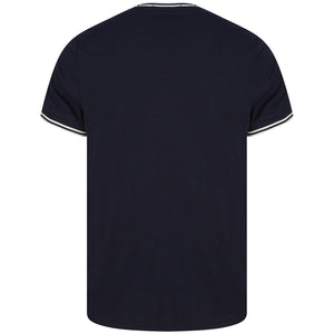 FRED PERRY TWIN TIPPED T-SHIRT M1588 - Navy 795