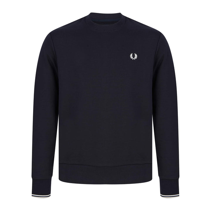 FRED PERRY LOGO BRANDED JUMPER M7535 - Navy (248)