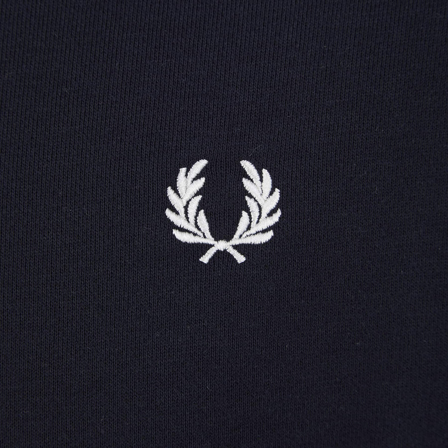 FRED PERRY LOGO BRANDED JUMPER M7535 - Navy (248)