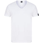 REPLAY RAW CUT V-NECK COTTON T-SHIRT M3591.000.2660 - White (001)