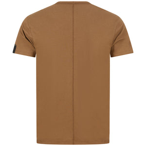 REPLAY RAW CUT V-NECK COTTON T-SHIRT
