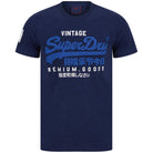 SUPERDRY VINTAGE LOGO NS T-SHIRT M1010411A - Midnight Blue Grit (4AY)