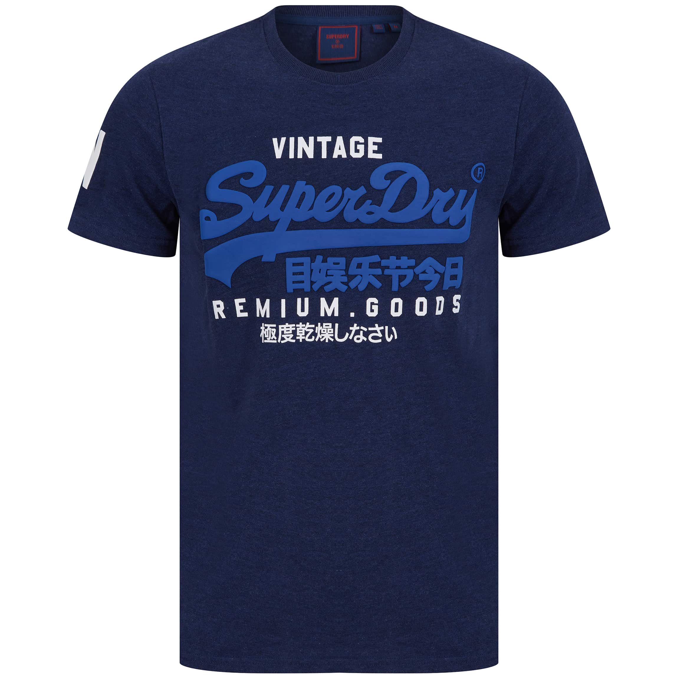 SUPERDRY VINTAGE LOGO NS T-SHIRT M1010411A - Midnight Blue Grit (4AY)