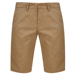 CARHARTT SID SLIM FIT CHINO SHORTS I010722 - LEATHER RINSED