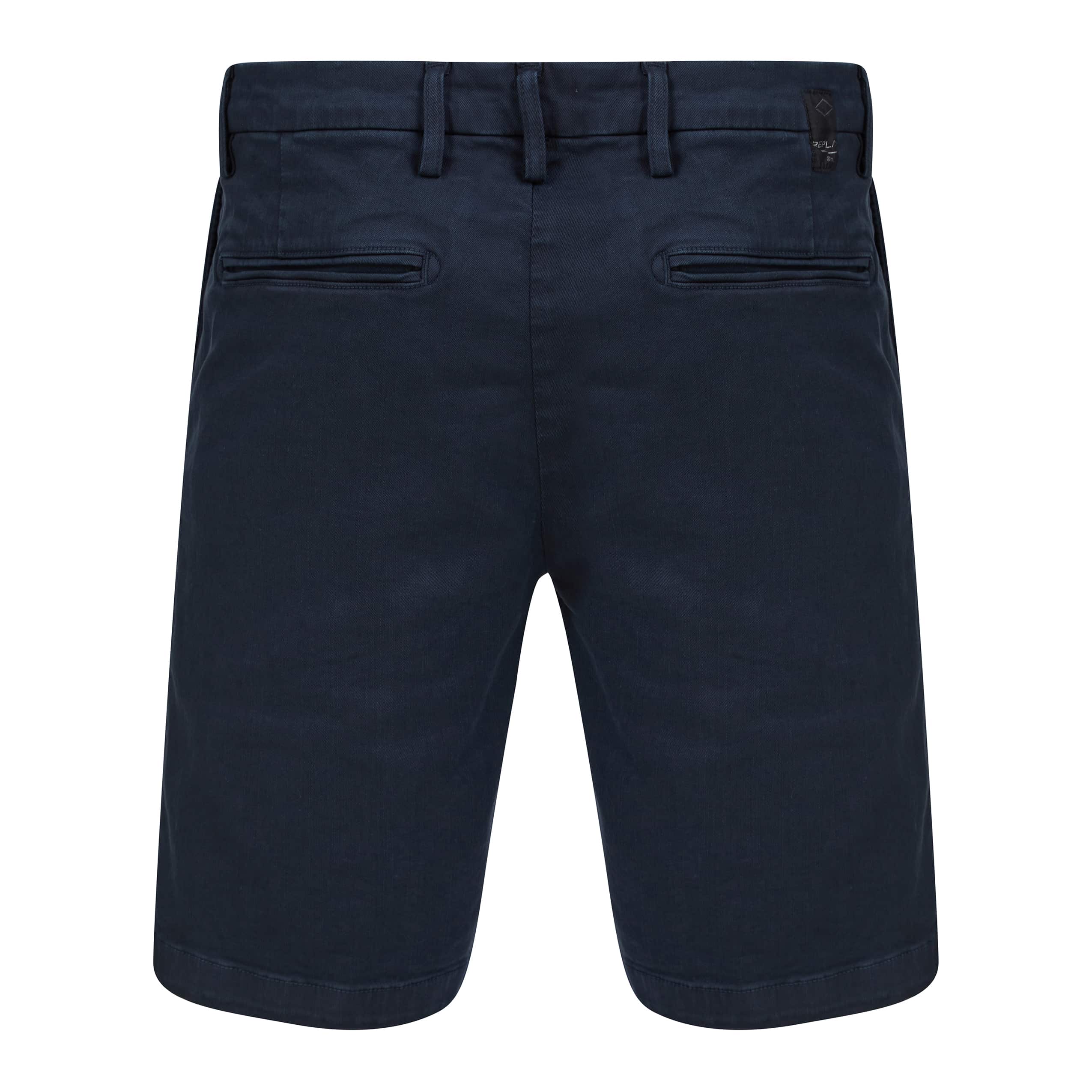 REPLAY HYPERFLEX X.L.I.T.E. BENNI CHINO SHORTS M9782A.000.8366197 - Navy (010)