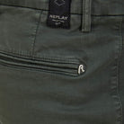 REPLAY HYPERFLEX X.L.I.T.E. BENNI CHINO SHORTS M9782A.000.8366197 - Military Green (030)