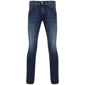 REPLAY HYPERFLEX RE-USED WHITE SHADES ANBASS JEANS