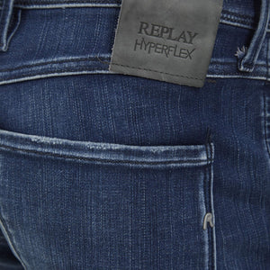 REPLAY HYPERFLEX RE-USED WHITE SHADES ANBASS JEANS