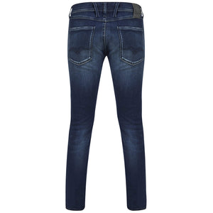 REPLAY HYPERFLEX RE-USED WHITE SHADES ANBASS JEANS