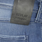 REPLAY HYPERFLEX RE-USED WHITE SHADES ANBASS JEANS