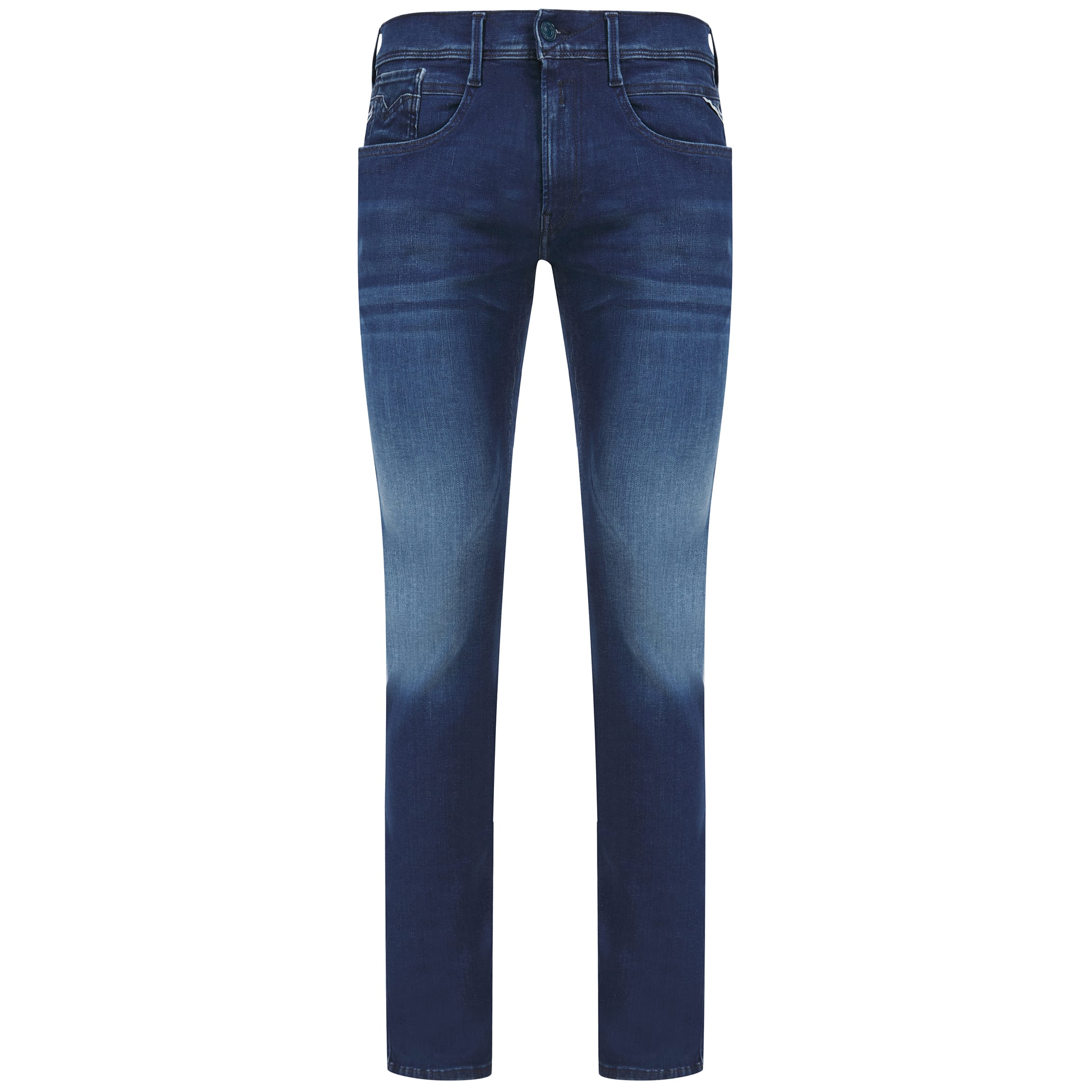 REPLAY HYPERFLEX RE-USED FOREVER BLUE SLIM FIT JEANS