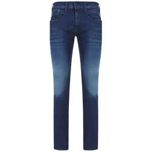 REPLAY HYPERFLEX RE-USED FOREVER BLUE SLIM FIT JEANS