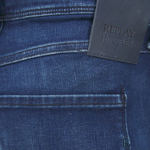 REPLAY HYPERFLEX RE-USED FOREVER BLUE SLIM FIT JEANS