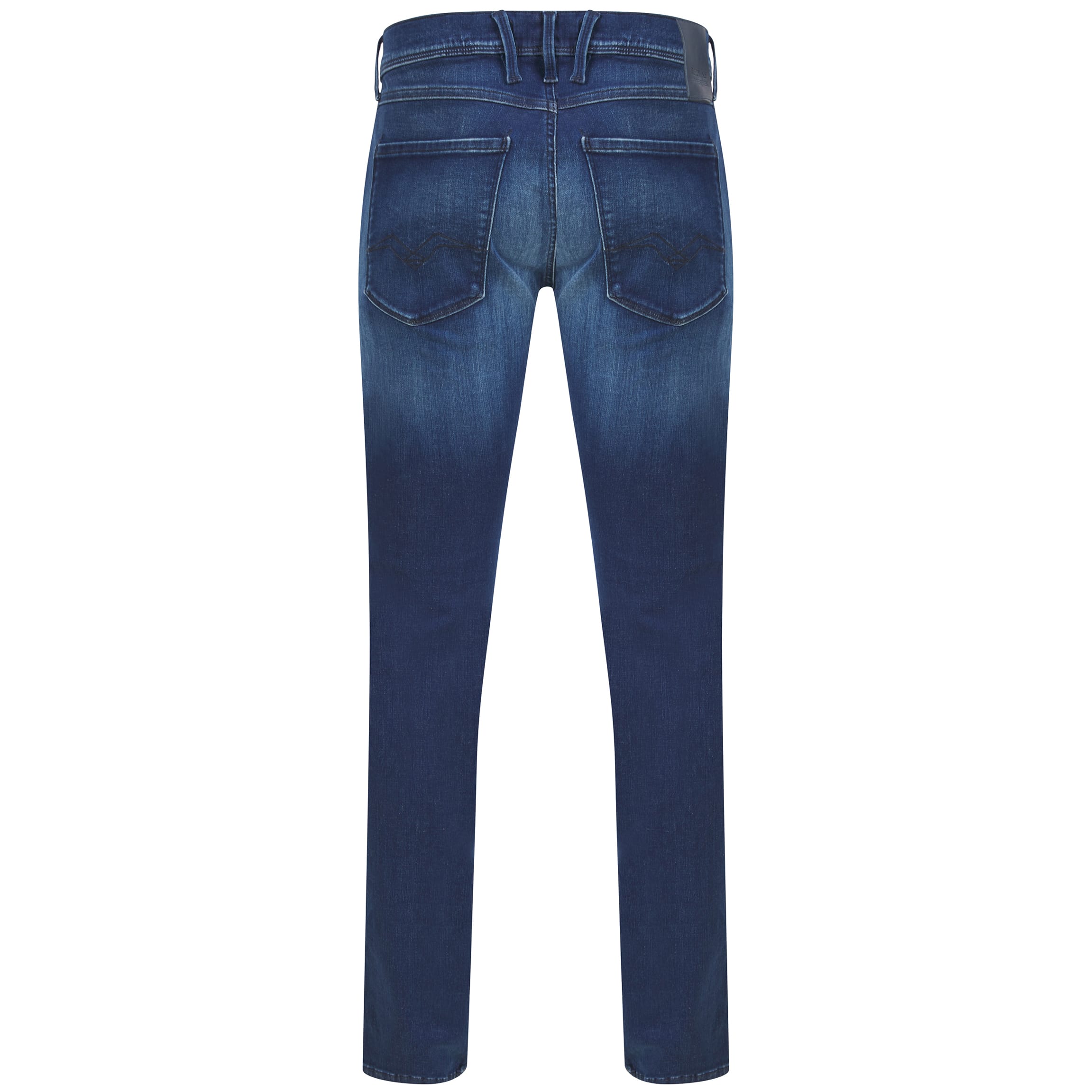 REPLAY HYPERFLEX RE-USED FOREVER BLUE SLIM FIT JEANS